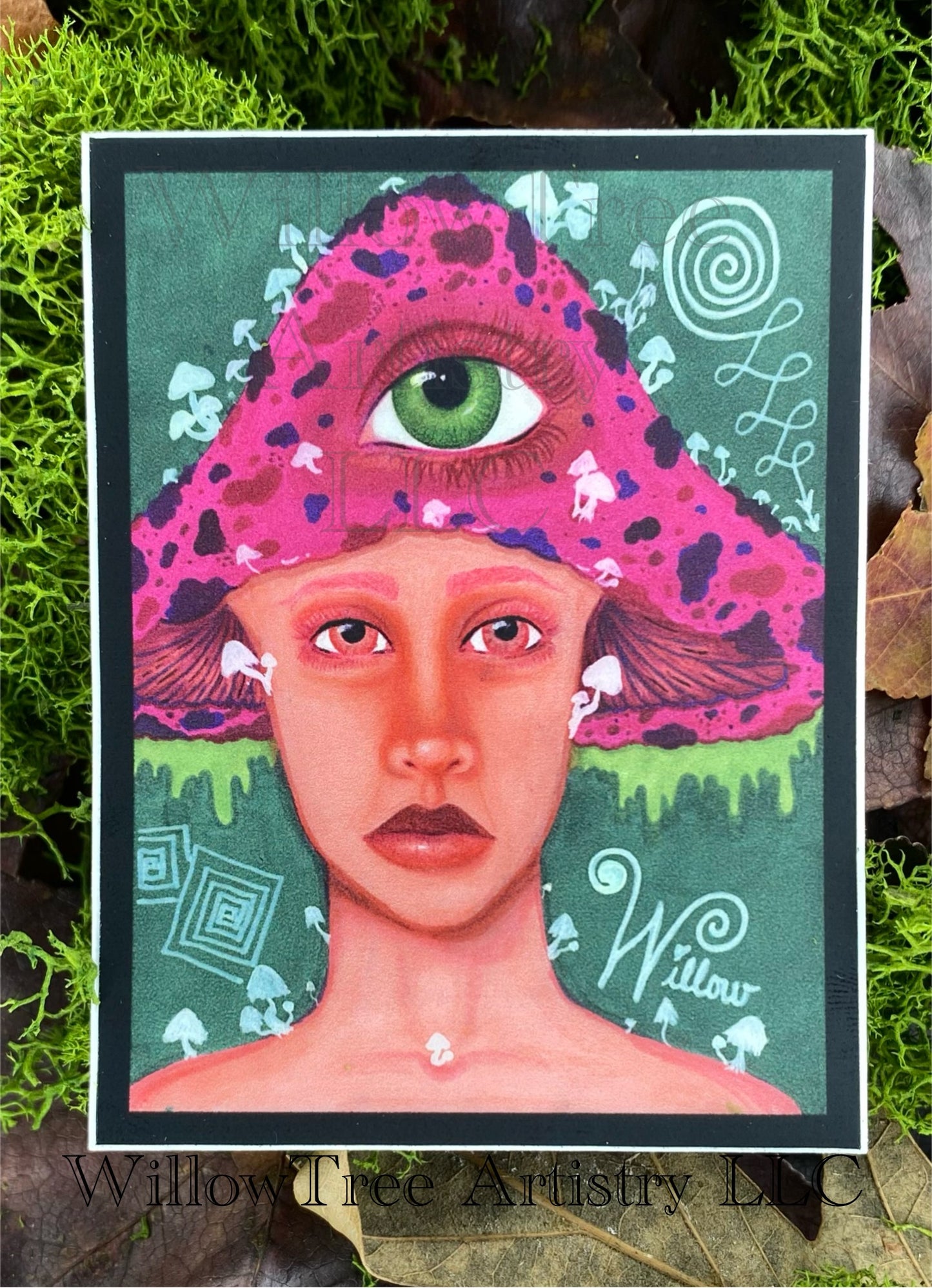 “Pink Forest Friend” Vinyl Sticker