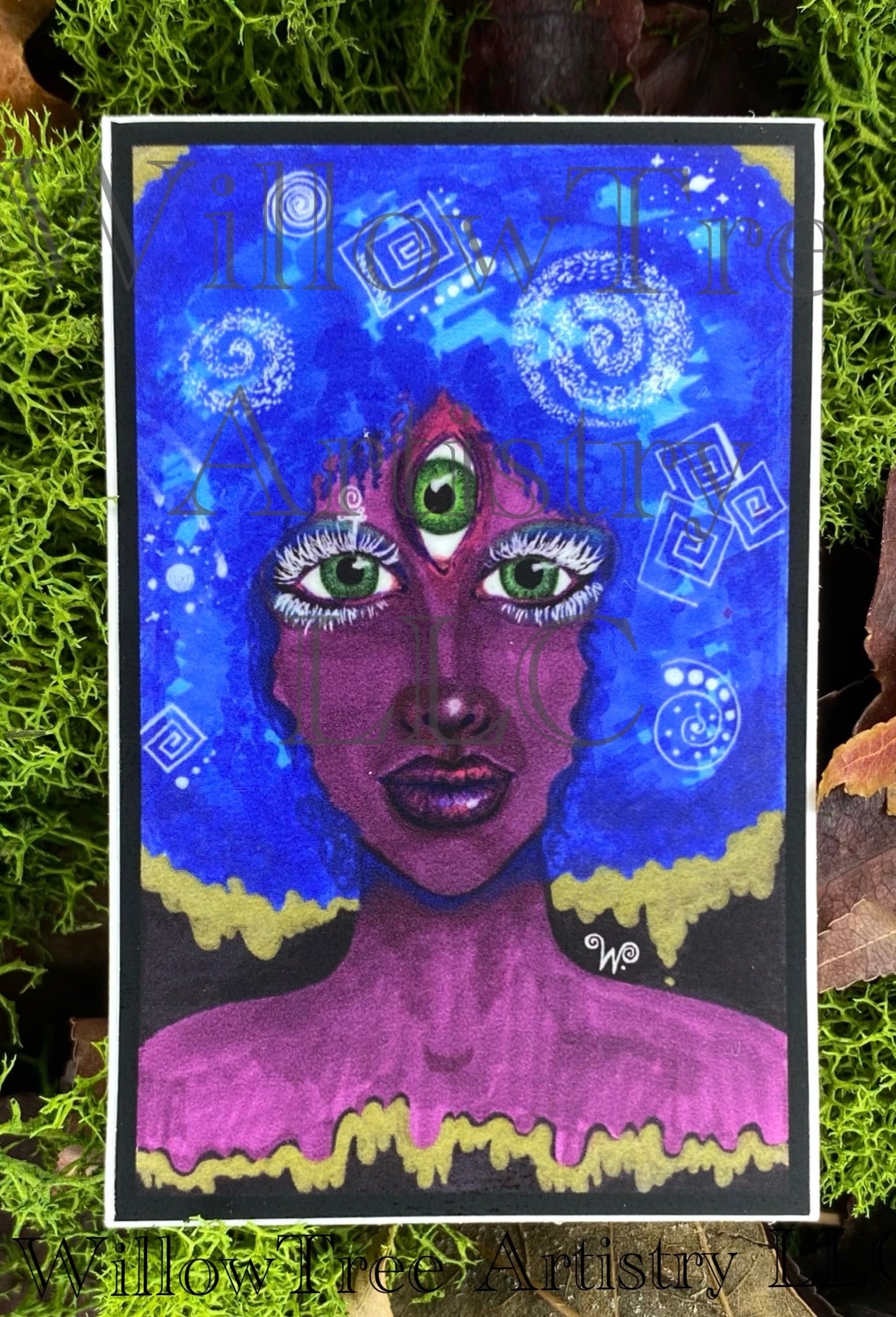 “Afro Magic” Vinyl Sticker- Black Border