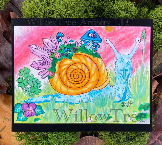Crystal Snail Print (small)