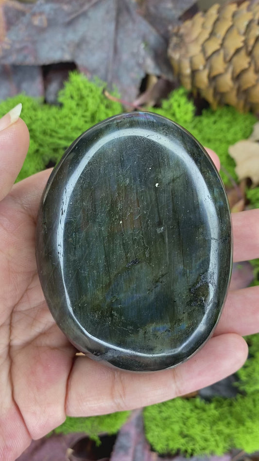 Labdradorite Palm Stone